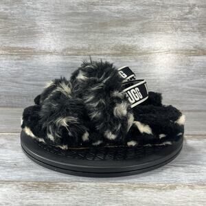 UGG Women’s Fluff Oh Yeah Slide Strap Slippers Size 8